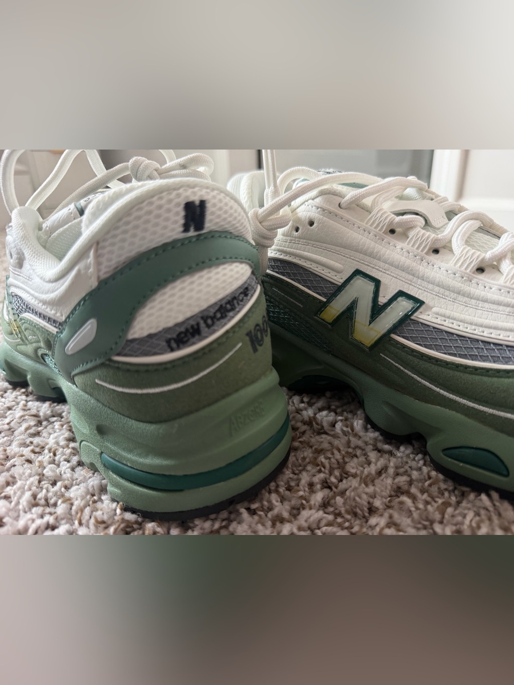New Balance 1000 M1000MA Green/White Running Sneakers Men’s Size 9 EU 42.5 NEW - Picture 5 of 8